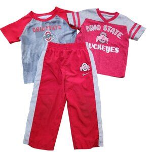 BUNDLE (3) Ohio State Buckeyes Boys Clothing Shirts Pants Jersey Boys 2T